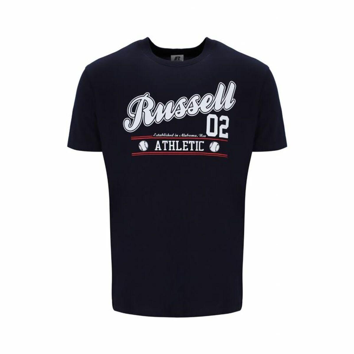 Kortærmet T Shirt Russell Athletic Amt A30311 Sort Mænd