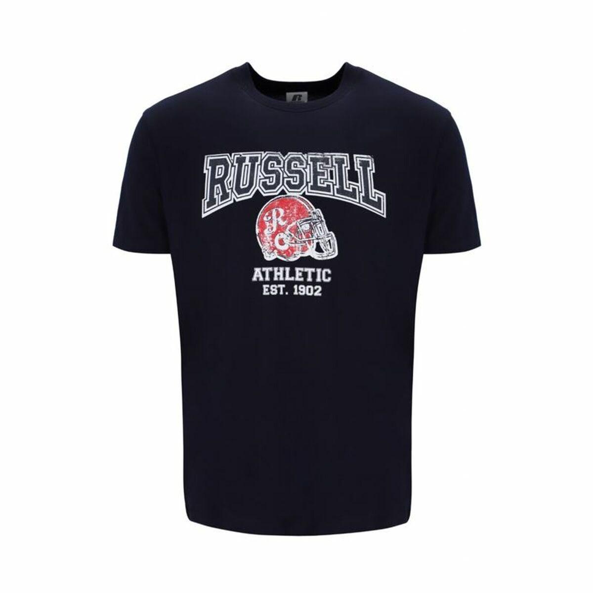 Kortærmet T-shirt Russell Athletic State Sort Mænd S