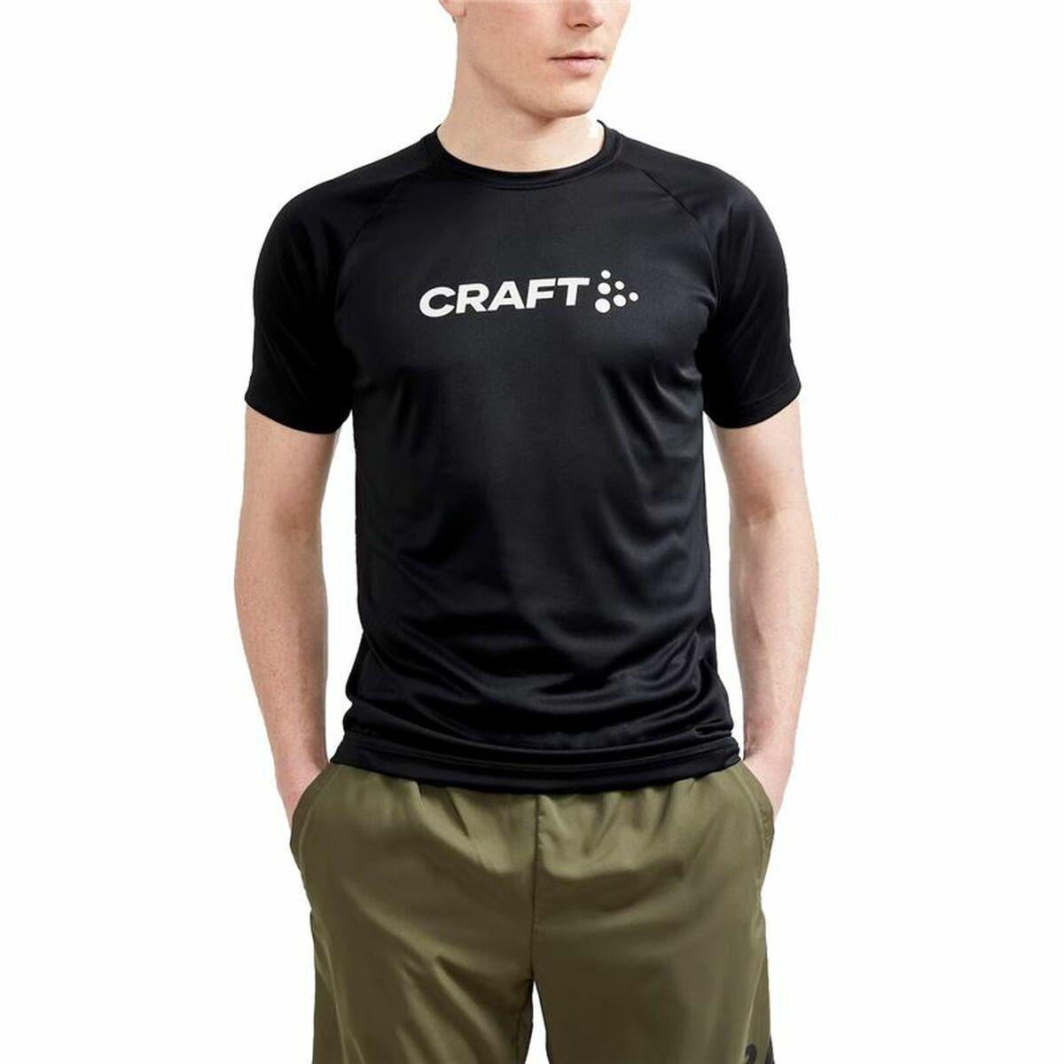 Kortærmet Shirt Craft Core Essence Logo Sort