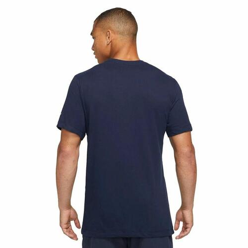 Kortærmet T-shirt til Mænd Nike Court Dri-FIT Rafa Blå XS