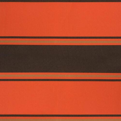 Foldemarkise 3,5x2,5 m stof og aluminium orange og brun