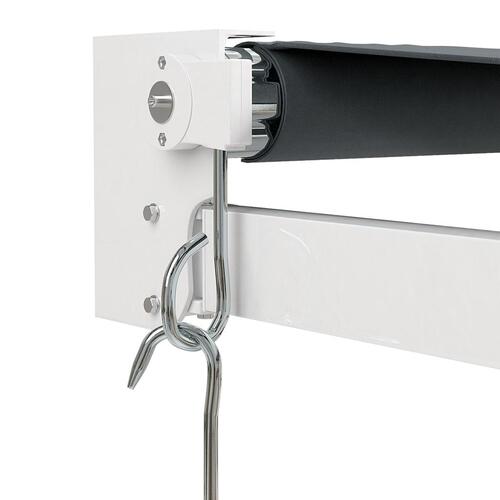 Foldemarkise 5x3 m stof og aluminium antracitgrå