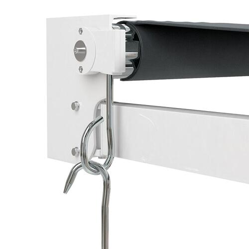 Foldemarkise 4,5x3 m stof og aluminium antracitgrå