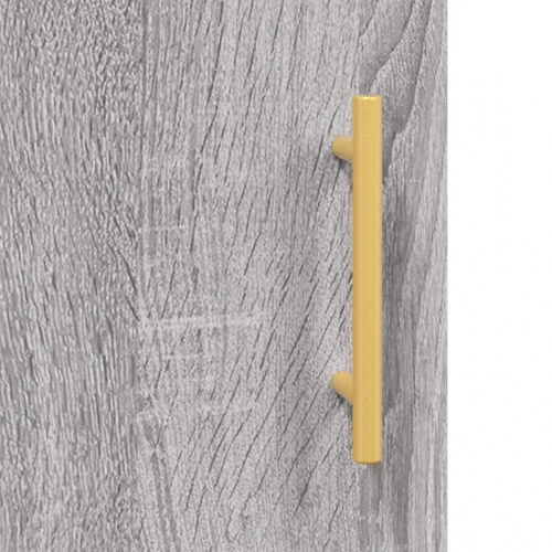 Sengeborde 2 stk. - 40×40×50 cm i grå sonoma-eg, konstrueret træ