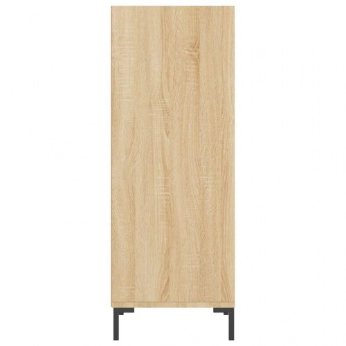 Skænk 34,5x32,5x90 cm konstrueret træ sonoma-eg
