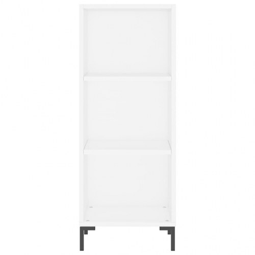 Skænk i hvid - 34,5 × 32,5 × 90 cm, konstrueret træ