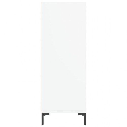Skænk i hvid - 34,5 × 32,5 × 90 cm, konstrueret træ