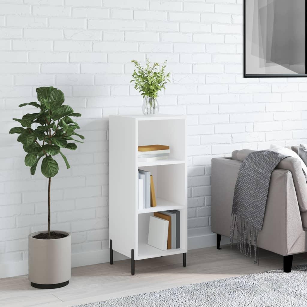 Skænk 34,5 × 32,5 × 90 cm i konstrueret træ - hvid