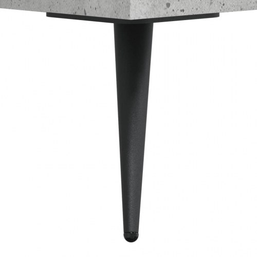 Hyldeskab 34,5x32,5x90 cm konstrueret træ betongrå