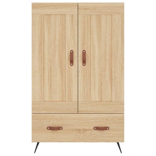 Skab 69,5x31x115 cm konstrueret træ sonoma-eg