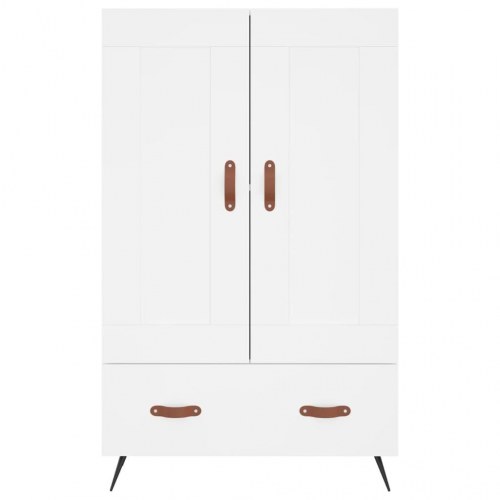 Højskab i konstrueret træ 69,5 × 31 × 115 cm - hvid