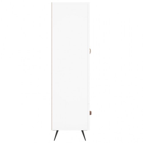 Højskab i konstrueret træ 69,5 × 31 × 115 cm - hvid