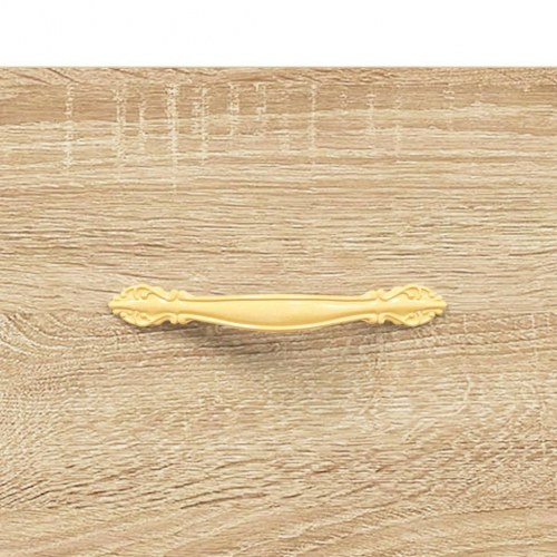 Skab 69,5x31x115 cm konstrueret træ sonoma-eg