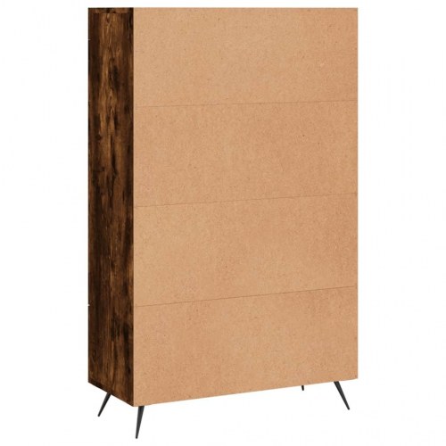 Skab 69,5×31×115 cm i konstrueret træ - røget sonoma-eg
