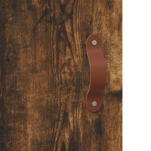 Skab 69,5×31×115 cm i konstrueret træ - røget sonoma-eg