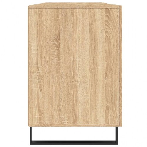 Skrivebord 140 × 50 × 75 cm i konstrueret træ - sonoma-eg