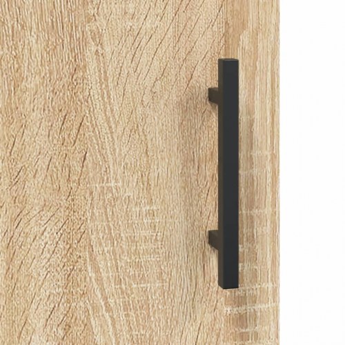 Skrivebord 140 × 50 × 75 cm i konstrueret træ - sonoma-eg