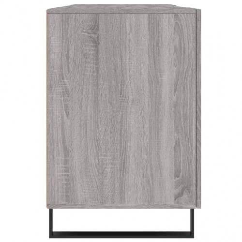 Skrivebord 140 × 50 × 75 cm i konstrueret træ - grå sonoma-eg