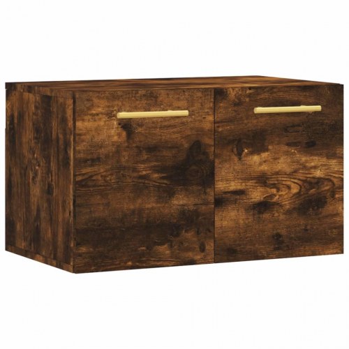 Vægskab 60x36,5x35 cm konstrueret træ røget egetræsfarve