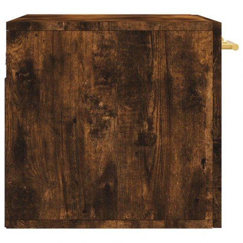 Vægskab 60x36,5x35 cm konstrueret træ røget egetræsfarve