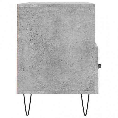 Tv-bord i konstrueret træ - 102×36×50 cm, betongrå