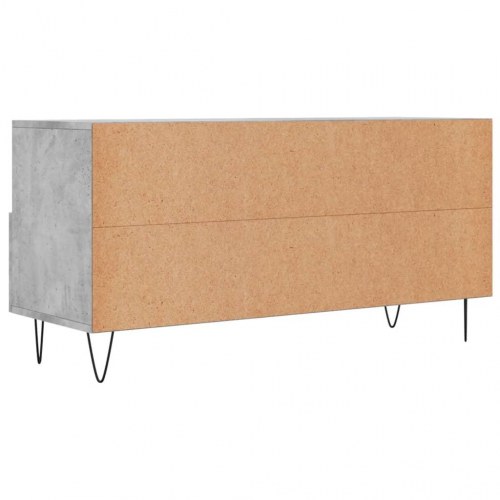 Tv-bord i konstrueret træ - 102×36×50 cm, betongrå