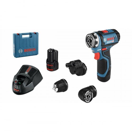 Bosch Professional GSR 12V-15 FlexiClick skruemaskine 12 V - 2x2,0 Ah