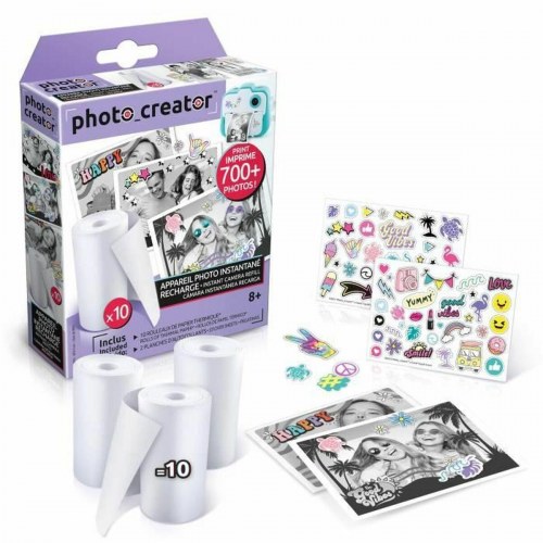 Fotopapir til instant kamera - Canal Toys, hvid, 10 ruller