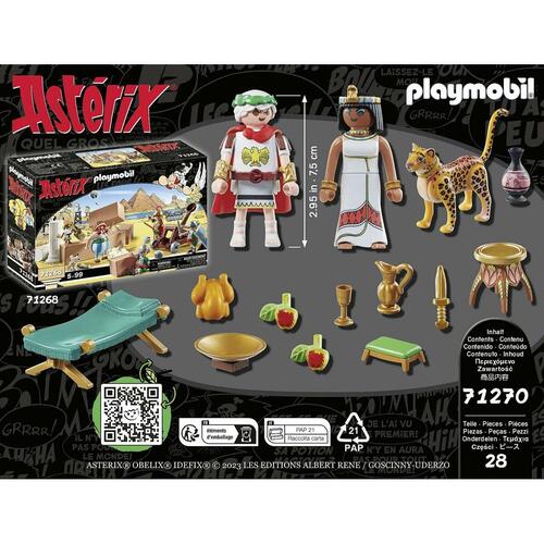 Playset Playmobil 71270 - Asterix: César and Cleopatra 28 Dele