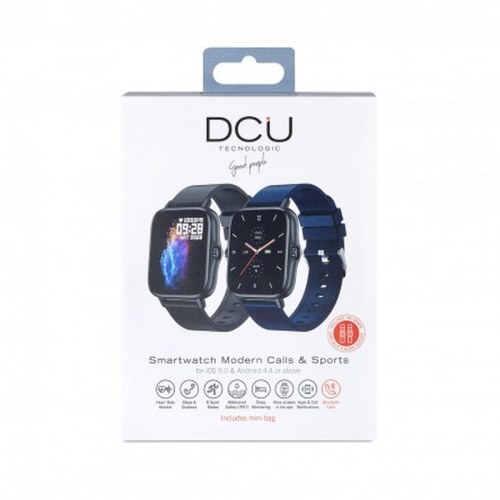 DCU Tecnologic Smartwatch Modern Calls & Sport 1,7" - marineblå, 28 mm