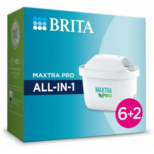 Brita Maxtra Pro vandfilterpatroner 6+2 - til vandfilterkande