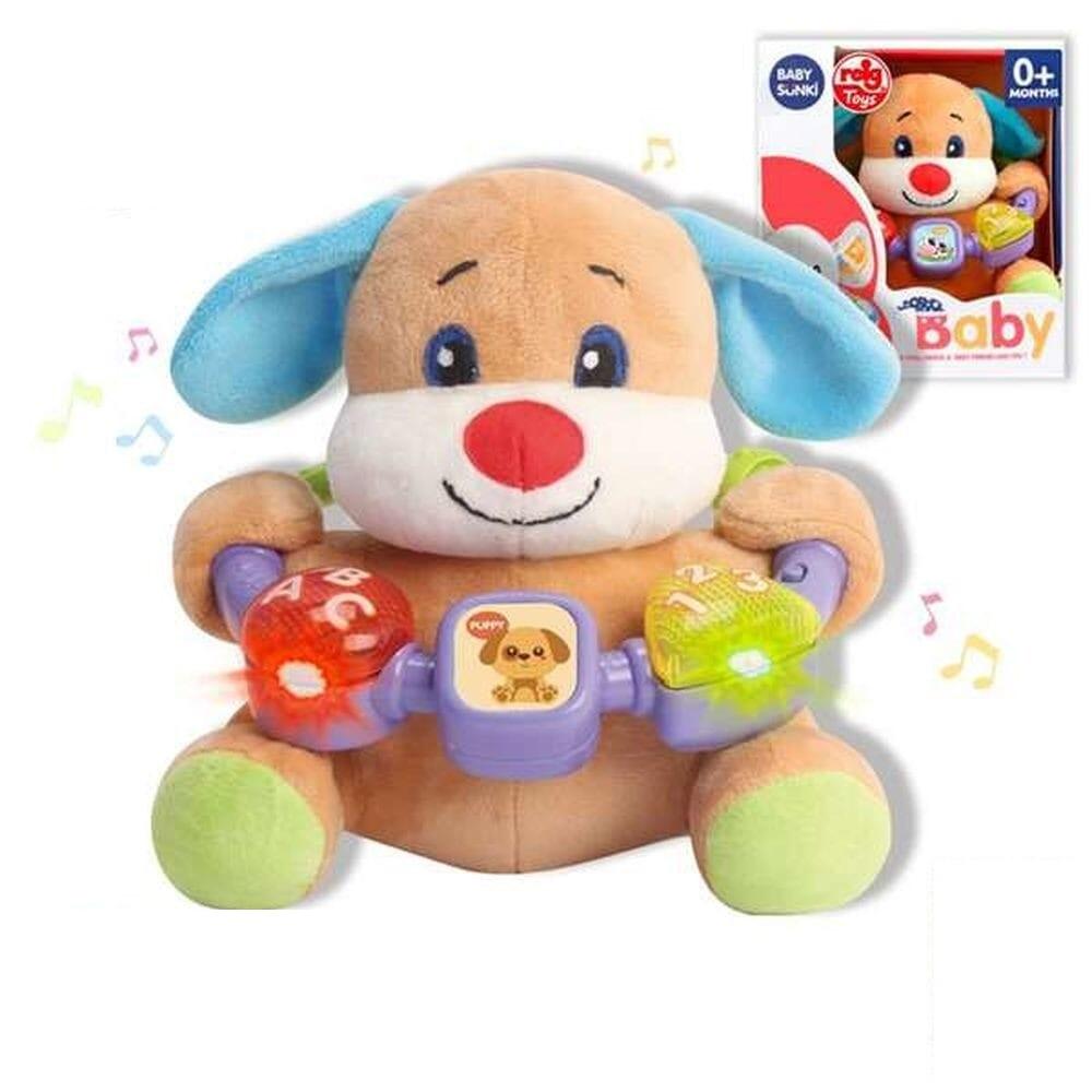 Reig Baby musikalsk tøjdyr - hund, 20 cm