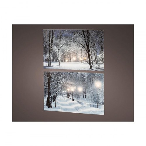 Lumineo billede med LED - 58 × 38 × 1,5 cm