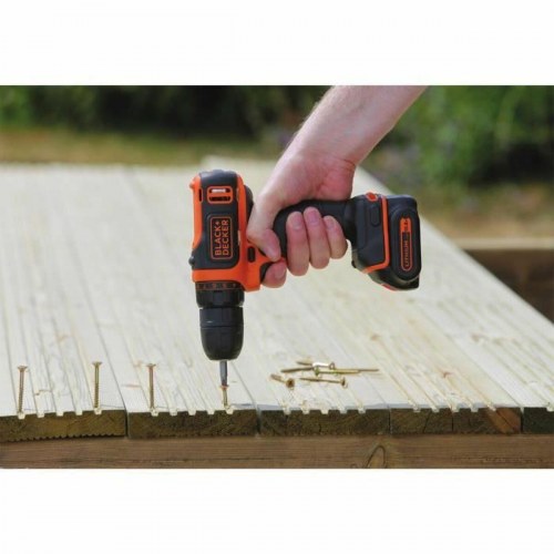 Black & Decker BDCDD12KB-QW elektrisk skruetrækker 10,8 V - inkl. 2x 1,5 Ah batterier og kuffert