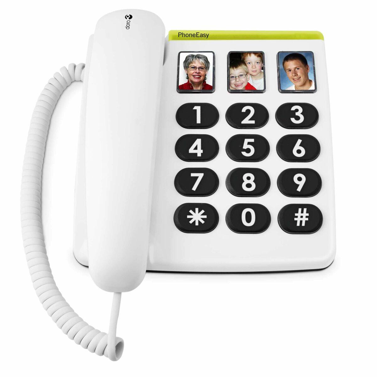 Fastnettelefon Doro HDPHON02W Hvid (OUTLET A)