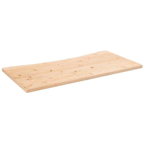 Skrivebordsplade 100x60x2,5 cm massivt fyrretræ