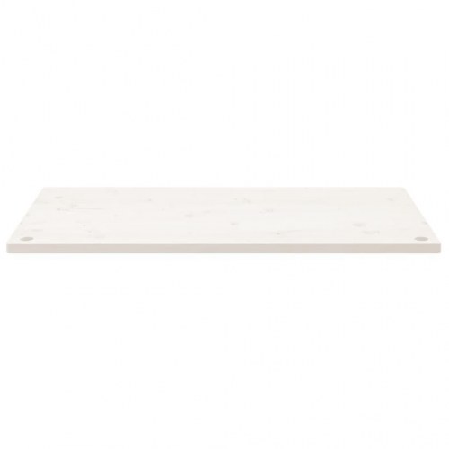 Skrivebordsplade 100x60x2,5 cm massivt fyrretræ hvid