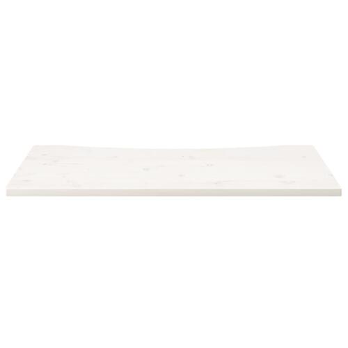 Skrivebordsplade 110x60x2,5 cm massivt fyrretræ hvid