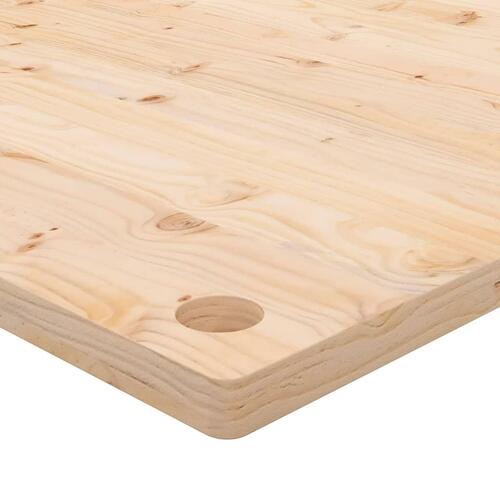 Skrivebordsplade 100x60x2,5 cm massivt fyrretræ