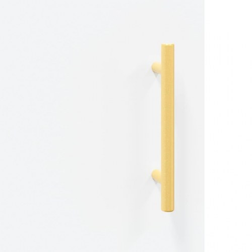 Tv-bord 150x30x50 cm konstrueret træ hvid