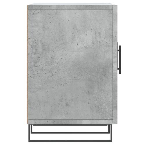 Tv-bord 150x30x50 cm konstrueret træ betongrå