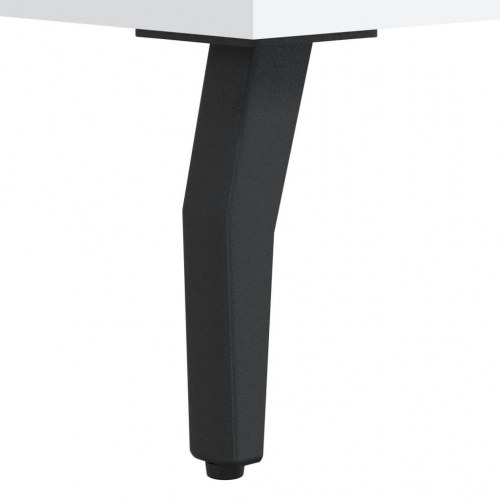 Tv-bord 150x30x50 cm konstrueret træ hvid