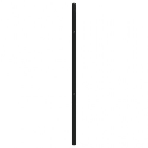 Sengegavl 80 cm metal sort