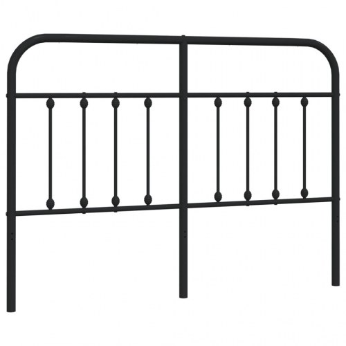 Udskiftningsgavl 150 cm i metal - sort