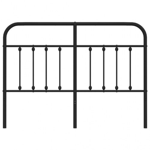 Udskiftningsgavl 150 cm i metal - sort