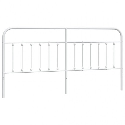 Udskiftningsgavl i metal 200 cm - hvid