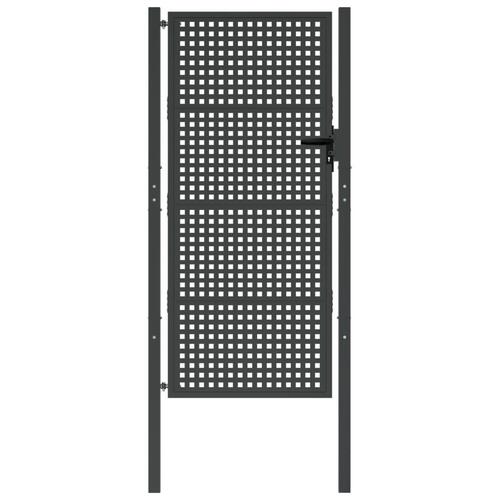 Havelåge 105x225 cm stål antracitgrå