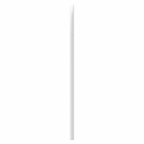 Sengegavl 180 cm metal hvid