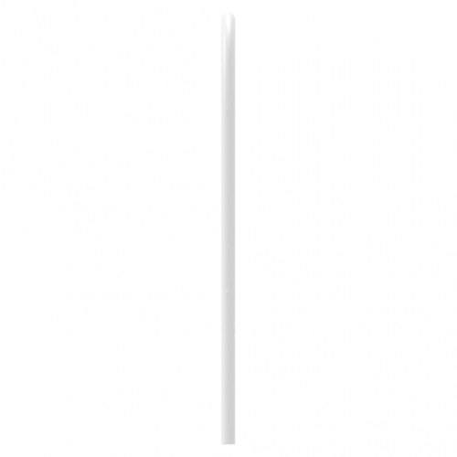 Sengegavl i metal 193 cm - hvid