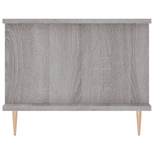 Sofabord 90x50x40 cm konstrueret træ grå sonoma-eg